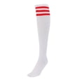 thumbnail image 2 of Calcetines hasta la rodilla Sunnimix Golf Stripe L blanco, 2 of 8