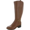 thumbnail image 1 of Tommy Hilfiger Womens Diwan Wide Calf Knee-High Boots Brown 8.5 Medium (B,M), 1 of 3
