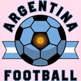 thumbnail image 3 of CafePress - Argentina Football T Shirt - Light Classic Kids Graphic, Short Sleeve T-Shirt, Sizes XS-XL, 3 of 4