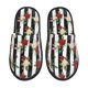 thumbnail image 1 of Fotbe Rose Flowers Pantuflas Peludas para Mujer con Estampado, Zapatillas de Peluche, Zapatos de Invierno para Casa, Uso Interior y Exterior-Large, 1 of 8