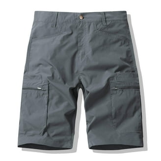 ROCXL Big & Tall Men's Denim Cargo Shorts, Expandable Waist