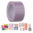 thumbnail image 2 of tredstone Bande 1/2/3 Classe Double Face Pack Solide et Fiable de 5 Violet 1 Rouleau w Outils Complets 1 Pc, 2 of 6