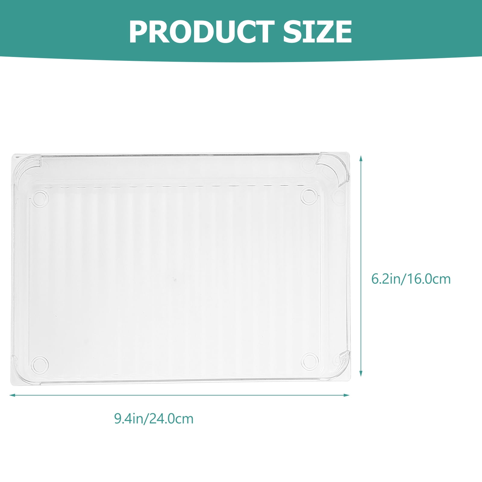 Transparent Plastic Drawer Organizer with Assorted Size Trays for Storage Use and Space Saving 1 Set