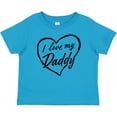 thumbnail image 3 of Inktastic I Love My Daddy in Black Chalk Heart Boys or Girls Baby T-Shirt, 3 of 5