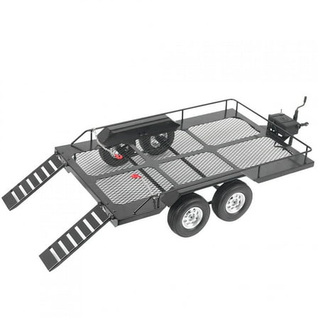Zerodis RC Trailer Car, RC Trail Car, High Simulated For 1/10 RC Car RC Crawler Car