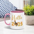 thumbnail image 3 of Hello 2025 Abyssinian Celebrates Happy New Year Firework Balloon 11oz Accent Two-tone Mug Cat Lover Kitten Owner Gifts Coffee Tea Cup - 02024, 3 of 5