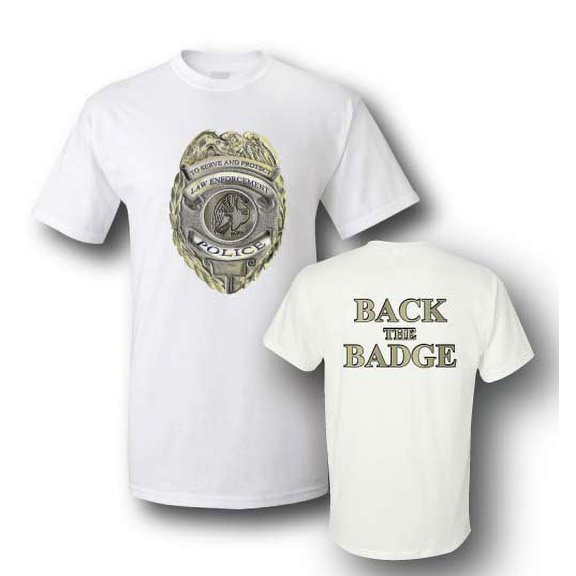 Back the Badge 2 Sided T-Shirt