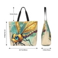 thumbnail image 6 of Fuzoiu Cartoon Dragonfly Art Print Tote Bags for Women,Shoulder Bag, Gym Tote,Top Handle Ladies Shoulder Bags for Work Beach Travel and Shopping Grocery, 6 of 9
