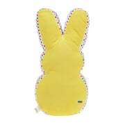 Peeps Embellished Bunny Plush Toy, Yellow, 17-inches