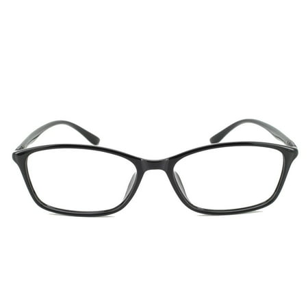 Eye Buy Express Prescription Glasses Mens Womens Black Bold Rounded Rectangular Reading Glasses Trendy Anti Glare