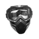 thumbnail image 1 of Máscara de soldador Protector facial Protector facial desmontable Máscara de soldadura antisalpicaduras Vidrio transparente, 1 of 9