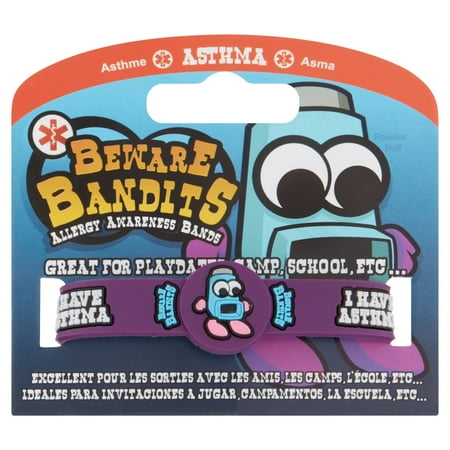 Beware Bandits Asthma Allergy Awareness Bands