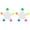 White*2, variant on Star Highlighters, 2 Pcs 5-in-1 Colorful Watercolor Highlighter Pens, Assorted Colors, Creative Star Shape Fluorescent Pens for Classroom, Office, Travel, Aesthetic Stationery Classroom Supplies