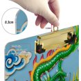 thumbnail image 4 of FMSHPON Green Dragon Cloud Clipboard Hardboard Wood Nursing Clip Board and Pull for Standard A4 Letter 13x9 inches, 4 of 8