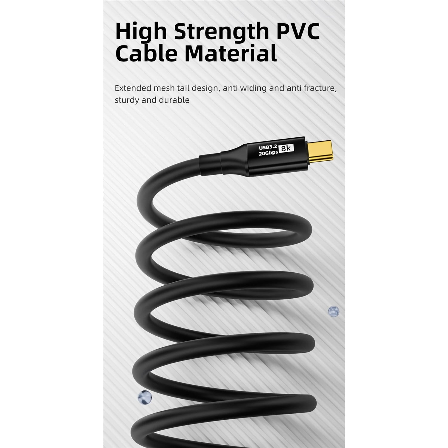 8K HDMI-Compatible To HDMI-Compatible Coiled Cable 48Gbps HDMI-Compatible To Mini/Micro HD Cable for Camera/Camcorder/PC/Monitor