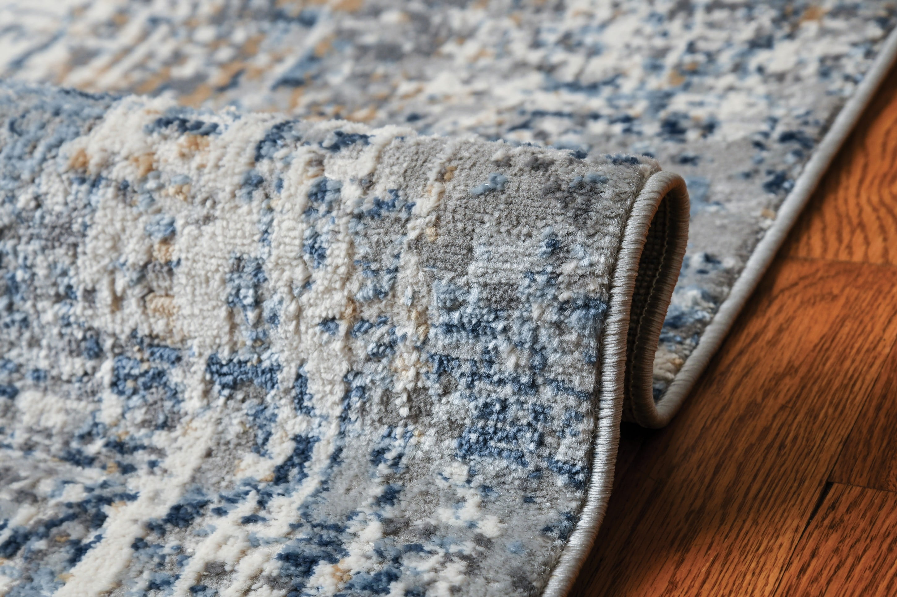 United Weavers Dawson Boulevard Modern Abstract Runner Rug, Blue, 2'7" x 7'4"
