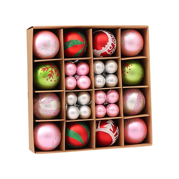 Vikakiooze Christmas Under $10 44 Of Christmas Ball Ornaments Christmas Tree Decoration Holiday Wedding Party Decoration
