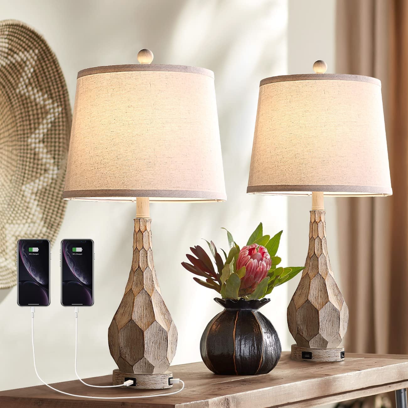 country lamp sets