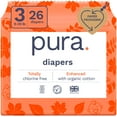 thumbnail image 3 of (2 pack) Pura Sensitive Soft Sustainable Baby Diapers Size 3, 26 Count (Choose Your Size and Count), 3 of 11