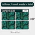 thumbnail image 2 of Monstera Card Stickers Leaf Credit Card Skin Waterproof Debit Bank Card Sticker Skin Protecting Credit Cover Card Decals Removable No Bubble Slim for Transportation Card Green 7.3x5.4Inch, 2 of 8