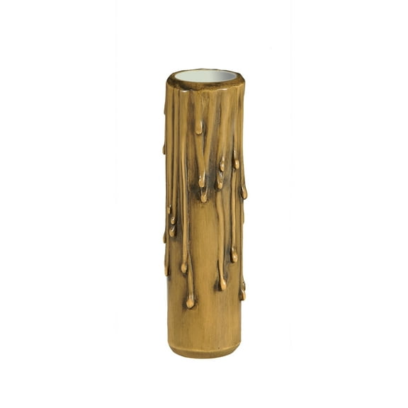 B&P Lamp® 4" Antique PolyBeesWax® Candle Covers, Fits Candelabra Sockets