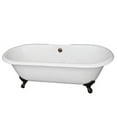 thumbnail image 2 of Barclay Duet 60.75'' x 31'' Soaking Bathtub, 2 of 3