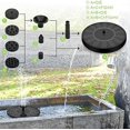 thumbnail image 3 of Fuente solar para exteriores de 1,5 W - Fuente solar para exteriores mejorada 2023 - con 6 efectos - Bomba solar para jardín al aire libre, baño para pájaros, estanque, contenedor de peces, 3 of 5