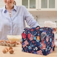 thumbnail image 6 of FOR U DESIGNS Daisy American Flag Kitchen Aid Mixer Cover with Pocket Wear-Resistan Mixer Dust Covers Multi Pockets Compatible with Kitchen Aid 6-8 Quart Bowl Lift - S, 6 of 8