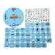 thumbnail image 1 of Kit de ciclo de vida, kits de ciencias de la cadena de alimentos, regalo de cumpleaños Web Web Aprendizaje para animales para niños preescolares 3 4 5 Azul, 1 of 8