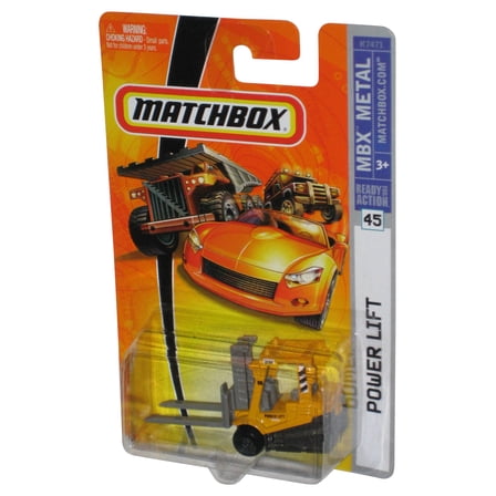 Matchbox MBX Metal (2007) Yellow Power Lift Toy Vehicle #45