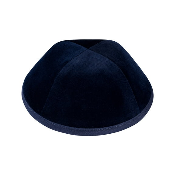 iKIPPAH Navy Velvet Skull Cap