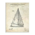 thumbnail image 2 of Stupell Industries Vintage Sailboat Watercraft Diagram Patent Text Blueprint Wood Wall Art, 13 x 19, Design by Karl Hronek, 2 of 5