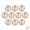 Beige, variant on Unique Bargains 10Pcs Mirror Disco Balls for Hanging Sphere Orbs Beige 2"x2"x2"