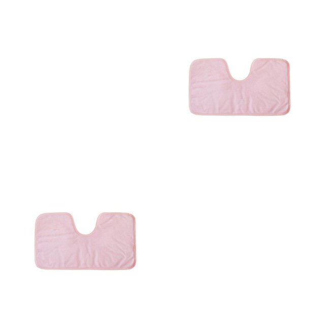 Seitruly Toalla de saliva, bufanda de doble cara, impermeable, sin olor, alfombrilla, baberos de alimentación lavables, delantal, Protector para Rosado 2piezas Seitruly CBP327480