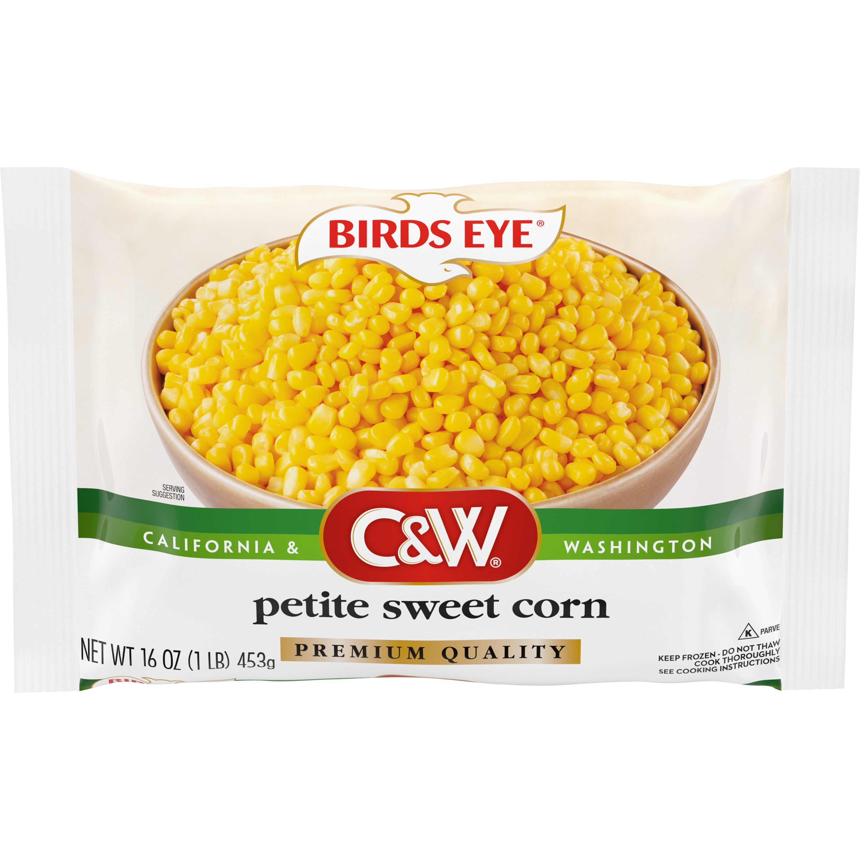 Birds Eye C&W Petite Sweet Corn, Frozen Corn 16 Oz