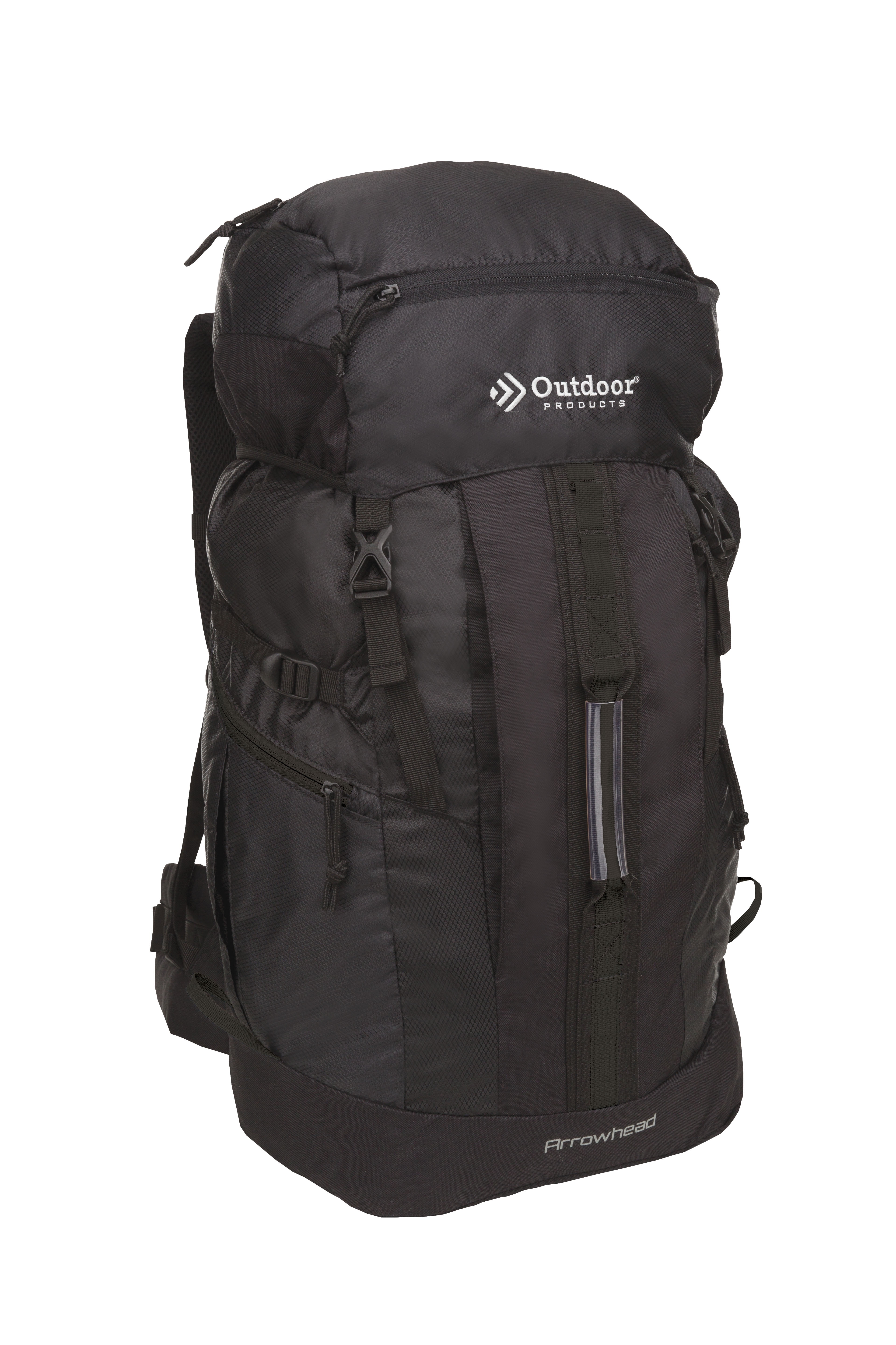 black hiking bag