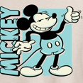 thumbnail image 3 of Disney - Mickey Light Blue Vintage - Women's Oversized T-Shirt, 3 of 5