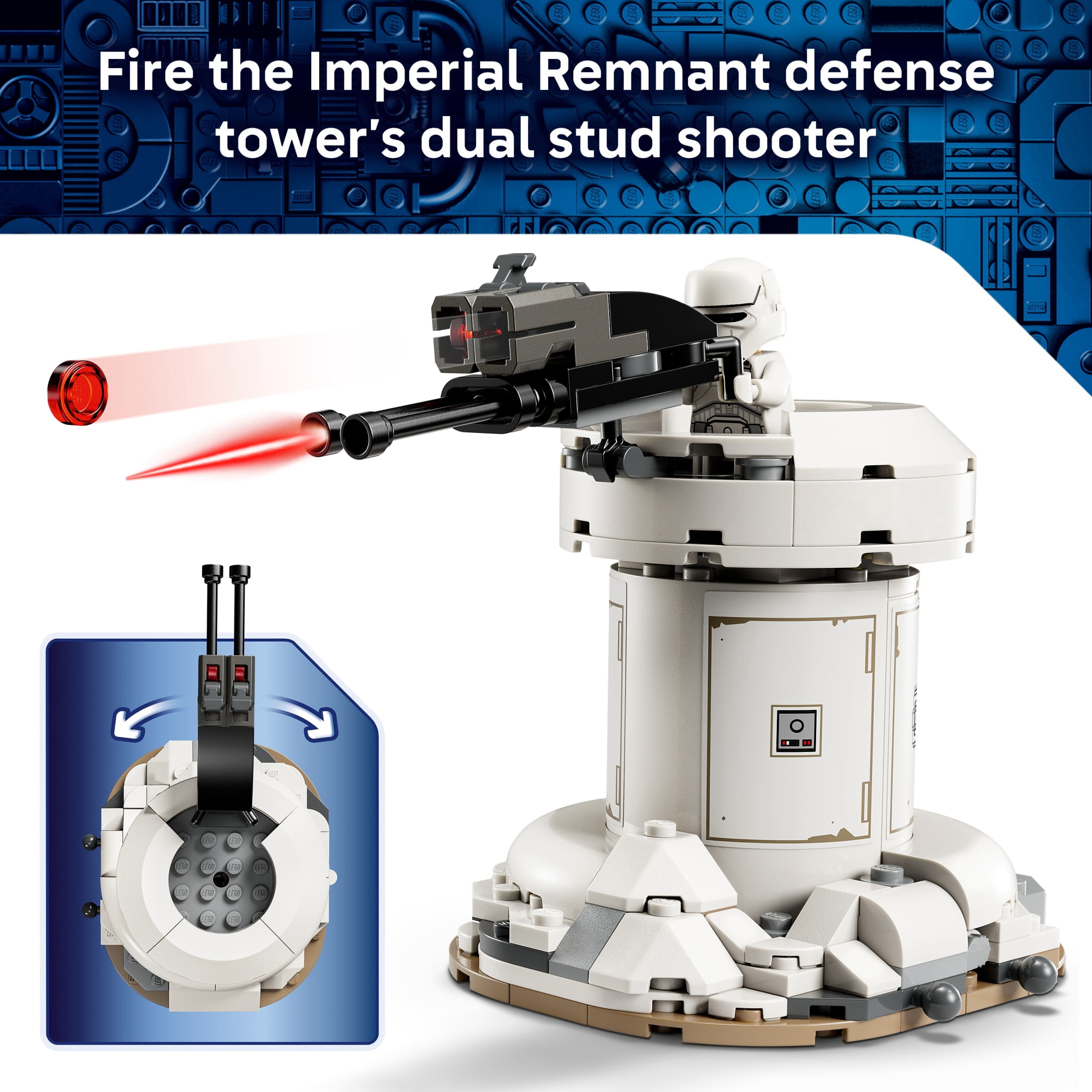 LEGO Star Wars AT-RT Attack - Building Toy for Boys & Girls, Ages 7+ - With The Mandalorian & Grogu Minifigures - Playset for Kids - Gift for Birthdays - 75444
