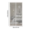 thumbnail image 3 of 82.7x35.4 Inch Magnetic Screen Door – Self Sealing Mosquito Net Curtain, No Drill, Pet Friendly for Patio Entryway Bedroom, 3 of 6