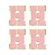 thumbnail image 1 of Parches de Letra de Chenille Unique Bargains Rosa 3.1 Pulgadas para ropa zapatos sombreros mochilas, 1 of 5