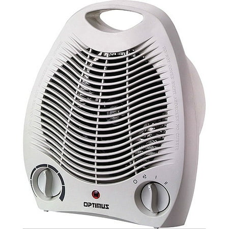 Optimus Electric Portable Fan Heater with Thermostat, H-1321