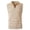 Khaki, variant on ZVNAΖH Men's Ribbed Tank Tops Knit Sleeveless Shirt Slim Fit V Neck Collared T-shirt Casual Summer Tops, S-3XL, Black