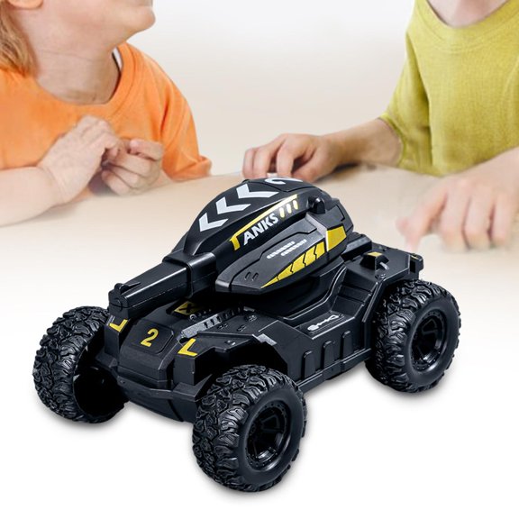 Juguete modelo de tanque de retroceso de tanque pequeño, regalos de fiesta de coches de retroceso de juego, vehículos de juguete pequeños de camión Negro