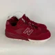 thumbnail image 2 of New Balance 580 Athletic Running Sneakers Mens 9 Red Suede Lace-Up Low Top, 2 of 5