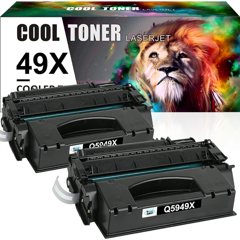 Cool Toner Compatible Toner Cartridge Replacement for HP 49X Q5949X LaserJet 1320 1320N 1320NW 3390 3392 Printer Ink Black, 2-Pack - Walmart.com