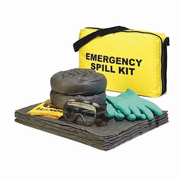 Spilltech Spill Kit/Station,Bag,Universal,4.7 gal. SPKU-YBAG