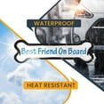 thumbnail image 4 of Magnet Me Up Best Friend on Board Blue Dog Bone Magnet Decal, 2x7 In, Vinyl Automotive Magnet, 4 of 7