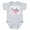 Heather Gray, variant on CafePress - Paisley Artistic Name Design With Flower Body Suit - Cute Infant Bodysuit Baby Romper - Size Newborn - 24 Months