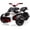 White, variant on EastVita 12V 3 Wheeler Ride on ATV Electric Motorcycle, Battery Powered Electric Vehicle w/LED Lights, High & Low Speed, Horn, Music, USB, Treaded Tires, Ride on Car