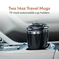thumbnail image 5 of Elite Gourmet Dual Coffee Maker with Two Stainless Steel Interior Travel Mugs, Black, 5 of 9
